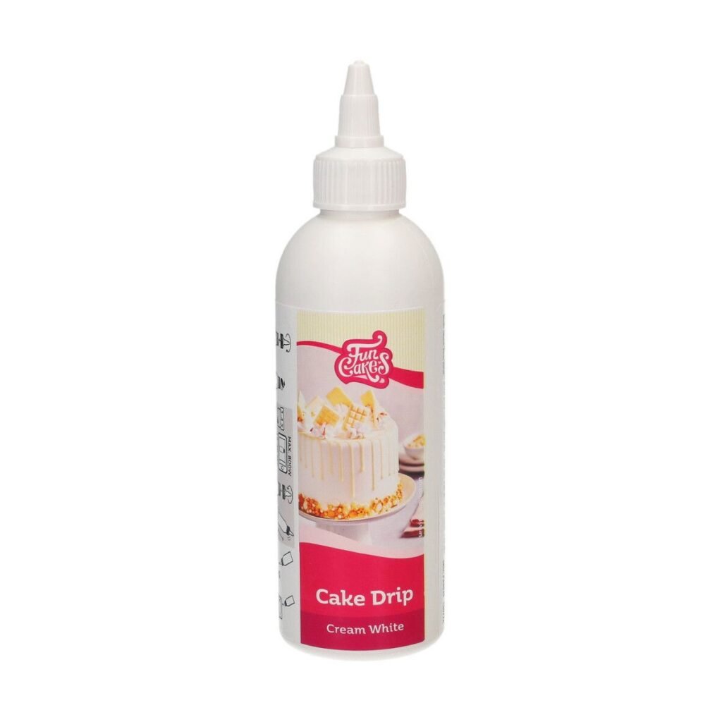 Funcakes - Choco Drip - Creamy White | deheerlijketaart.nl | hippetaarten.nl