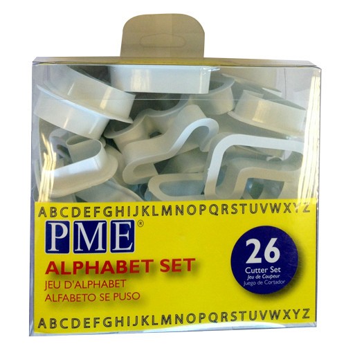 PME - Alphabet cutter 26 stk | deheerlijketaart.nl