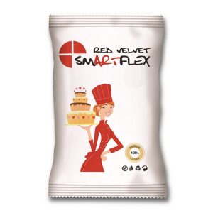 Smartflex fondant - Red Velvet - 250 gram | deheerlijketaart.nl