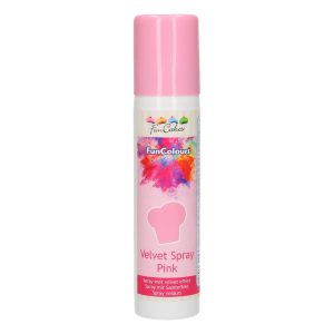 FunColours Velvet Spray -Pink- 100ml | deheerlijketaart.nl