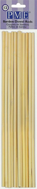 PME - bamboo dowel 12 stk