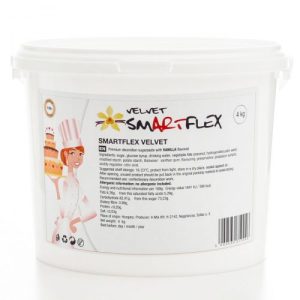 SmArtFlex Velvet Vanille wit - 4 kg | deheerlijketaart.nl