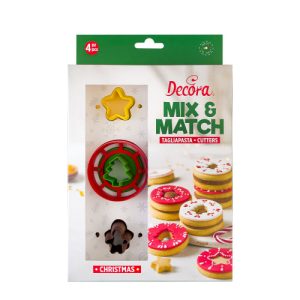 Decora - Mix and Match kerst 4 delig | deheerlijketaart.nl