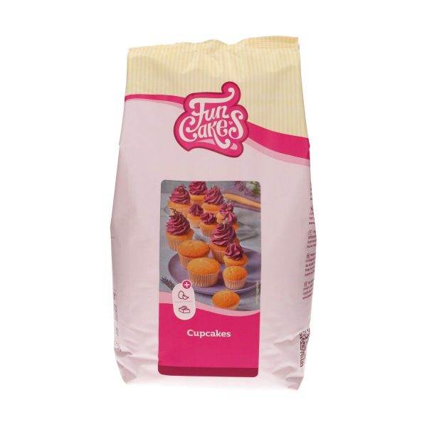 Funcakes - Mix voor cupcakes - 4 kg. | deheerlijketaart.nl