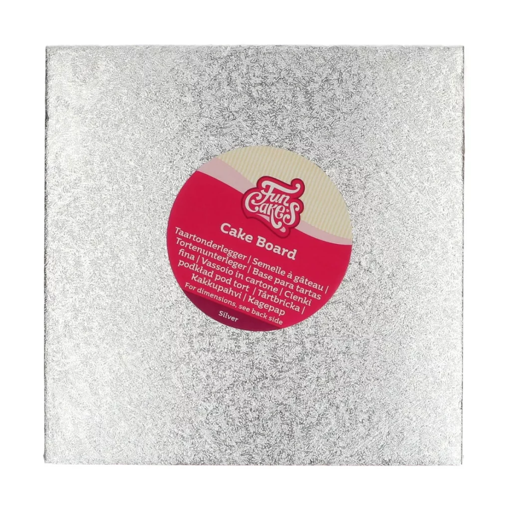 Cake Board Vierkant 22,5 x 22,5 cm