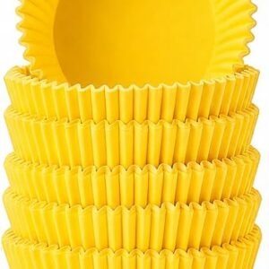 HoM - Backing cups - Mini - Yellow | deheerlijketaart.nl | hippetaarten.nl