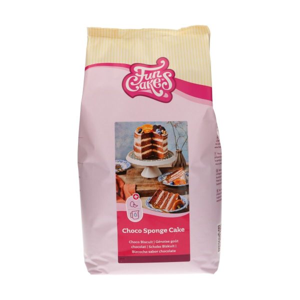 Funcakes - Chocolade sponge - 4 kg | deheerlijketaart.nl