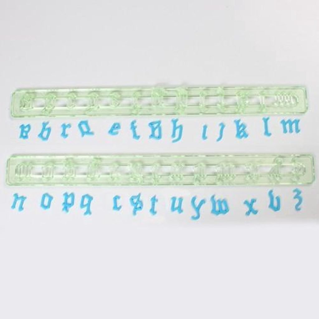 FMM - Alphabet Tappits Lower Case Old English | deheerlijketaart.nl
