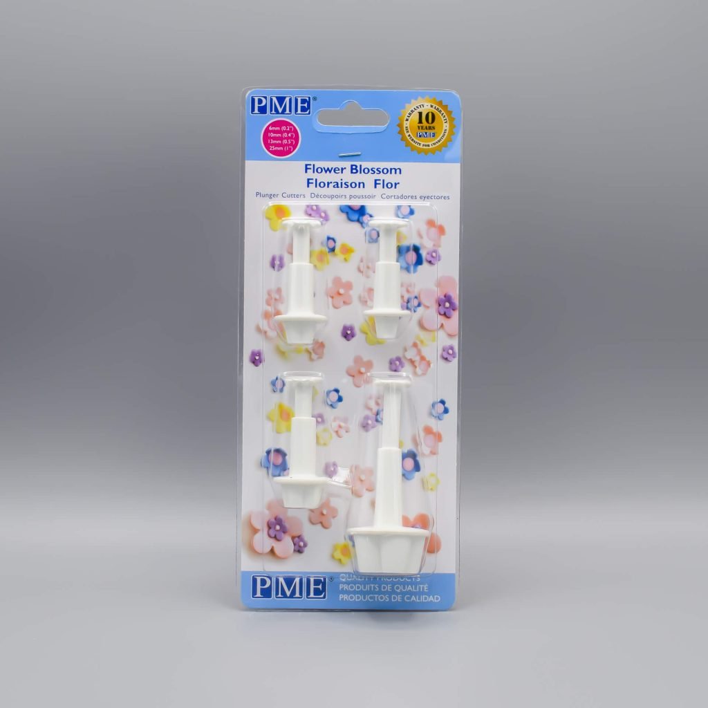 PME - Flower Blossom Plunger Cutter Set (4 stuks)