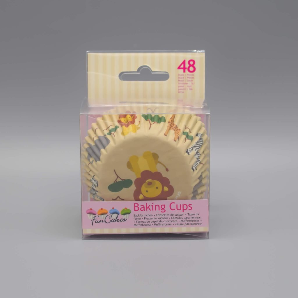 Funcakes - Safari backing cups | deheerlijketaart.nl