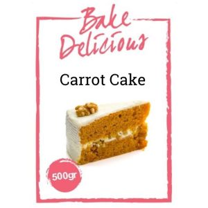Bake Delicious - Mix voor Carrot cake - 500 gr | deheerlijketaart.nl
