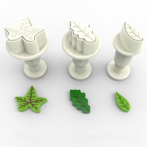 Dekofee - Mini Plungers Leaves set/3 | deheerlijketaart.nl