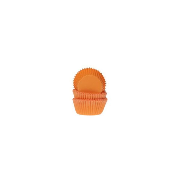 HoM -Mini baking cups - oranje/60 | deheerlijketaart.nl