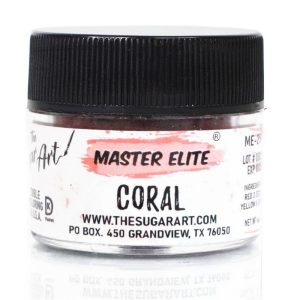 Master Elite - Kleurpoeder Coral -4gr- | deheerlijketaart.nl | hippetaarten.nl