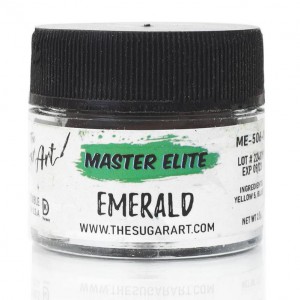 Master Elite - Kleurpoeder Emerald Green -4gr- | deheerlijketaart.nl | hippetaarten.nl
