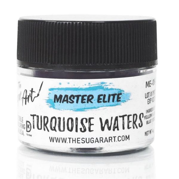 Master Elite - Kleurpoeder Turquoise Waters -4gr- | deheerlijketaart.nl | hippetaarten.nl