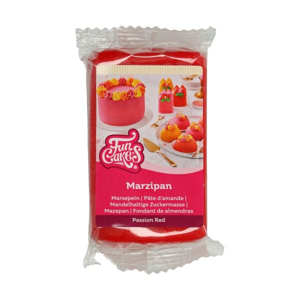 Funcakes - Marsepein Passion Red - 250 gram | deheerlijketaart.nl