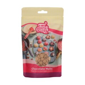 Funcakes - Chocolade melts - Gold - 200 gram | deheerlijketaart.nl
