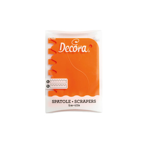 Decora - Scraper met relief | deheerlijketaart.nl