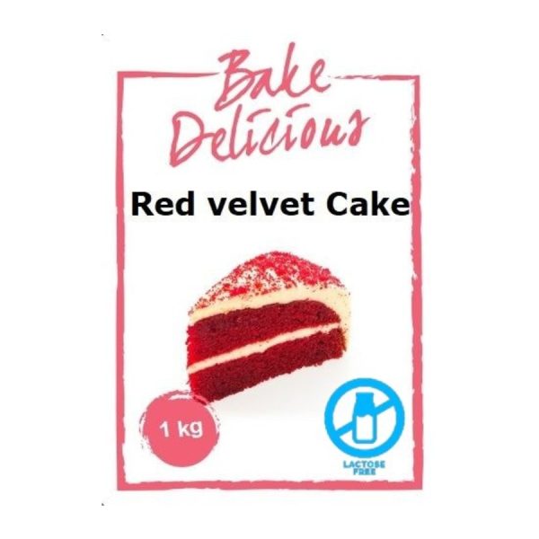 Bake Delicious - Red Velvet - 1 Kg | www.deheerlijketaart.nl