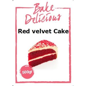Bake Delicious - Red Velvet - 500 gram | www.deheerlijketaart.nl