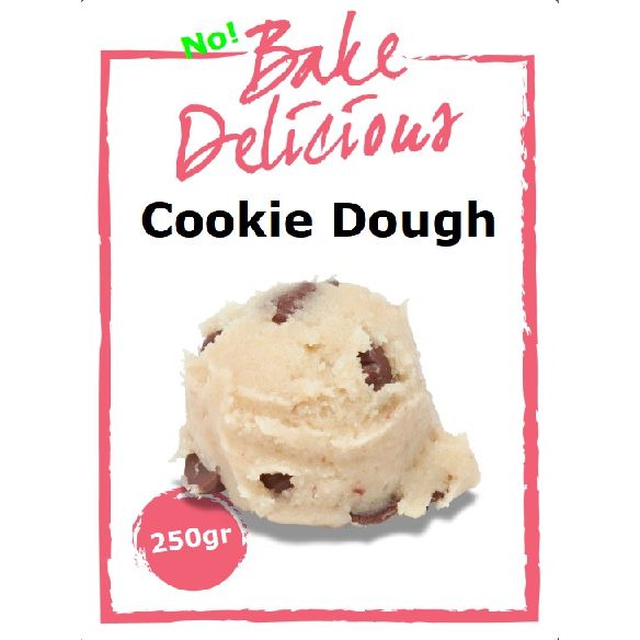 Bake Delicious - No Bake Cookie Dough - 250 gr | deheerlijketaart.nl