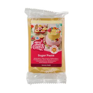 Funcakes – Rolfondant - Honey Gold - 250g | deheerlijketaart.nl
