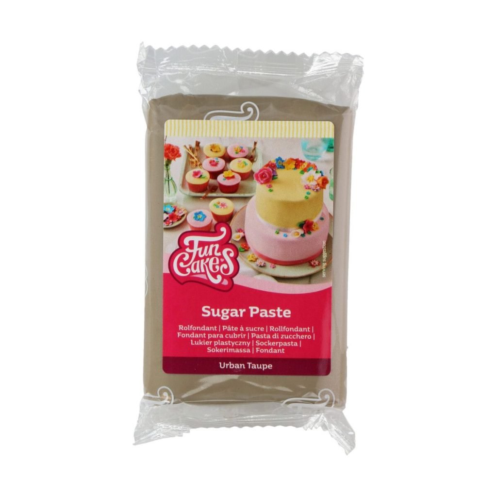 Funcakes – Rolfondant - Urban Taupe - 250g | deheerlijketaart.nl