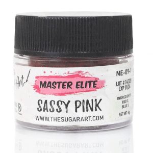 Master Elite - Kleurpoeder Sassy Pink - 4 gr | deheerlijketaart.nl | hippetaarten.nl