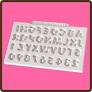 Katy Sue Designs – Domed mini alphabet & number | deheerlijketaart.nl | hippetaarten.nl