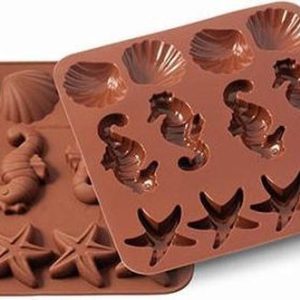 Silikomart - Wonder Cakes chocolade Mal - siliconen - Zeebanket | deheerlijketaart.nl | hippetaarten.nl