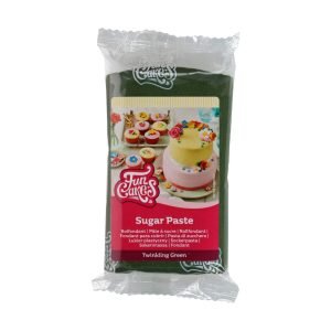 FunCakes - Rolfondant - Twinkling Green - 250 gr | deheerlijketaart.nl | hippetaarten.nl