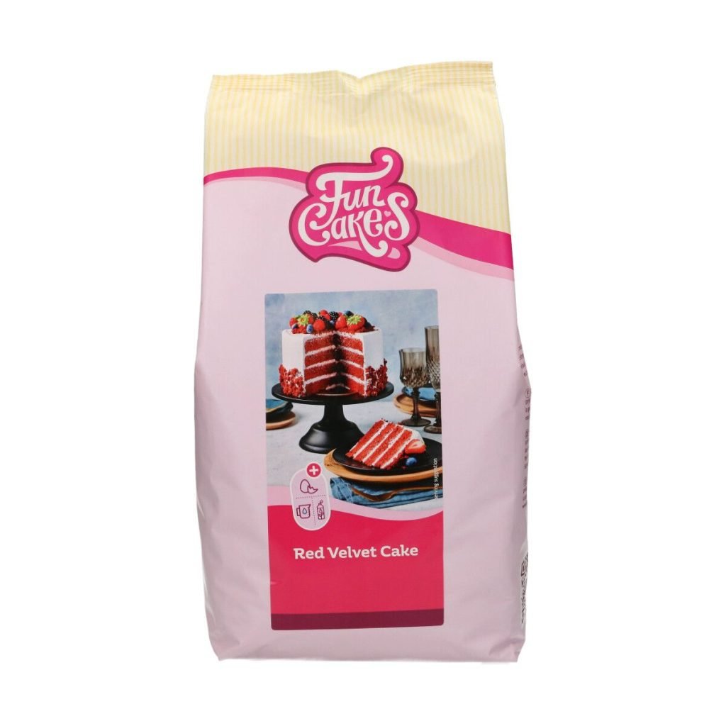 Funcakes - Red Velvet - 4 kg | deheerlijketaart.nl | hippetaarten.nl