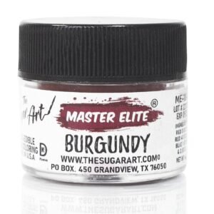 Master Elite - Kleurpoeder Burgundy - 4 gram | deheerlijketaart.nl | hippetaarten.nl