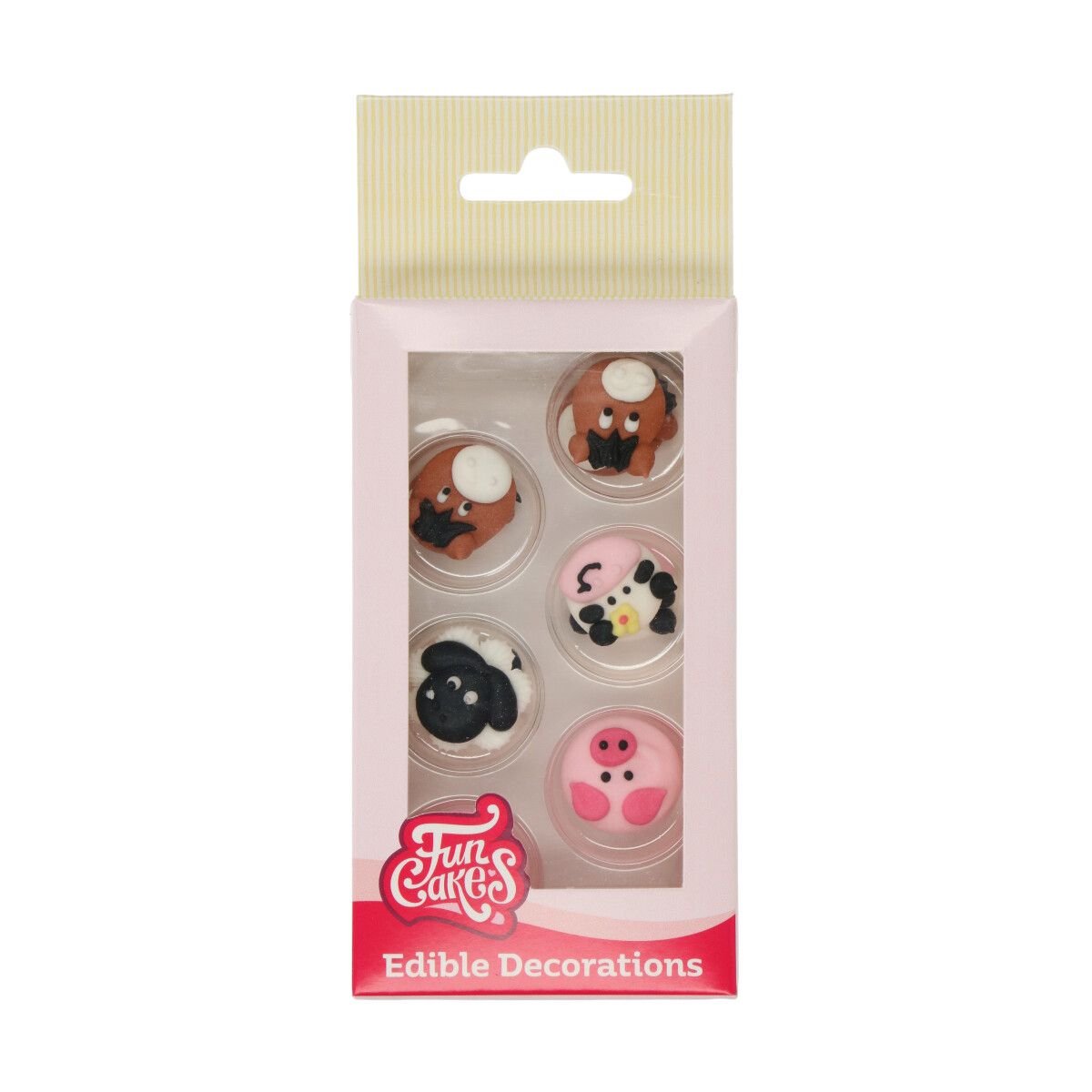 FunCakes - Suikerdecoratie - Boerderij Dieren - Set/12 | deheerlijketaart.nl | hippetaarten.nl