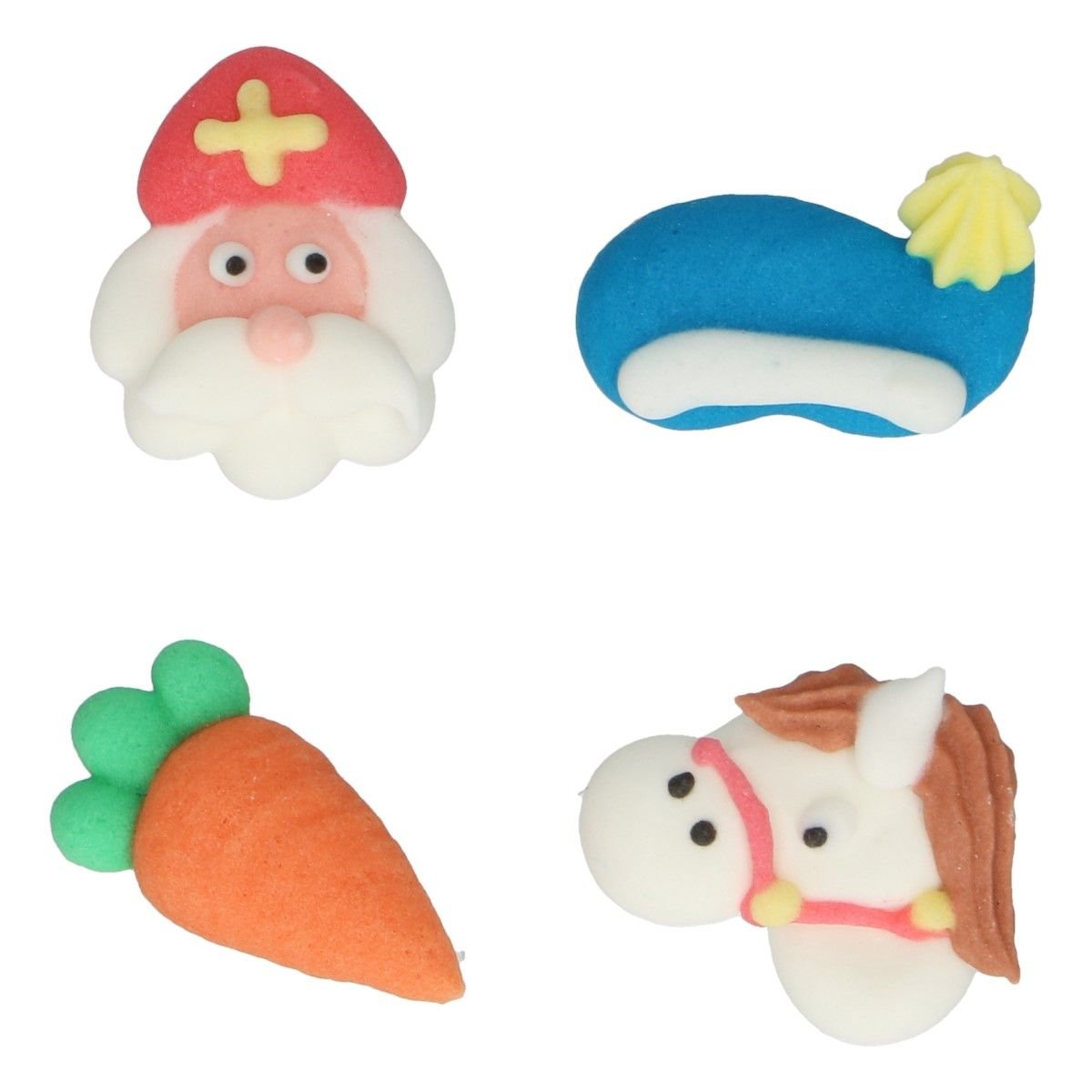 Funcakes - Sinterklaas 1Suikerdecoratie 12 stk | deheerlijketaart.nl | hippetaarten.nl