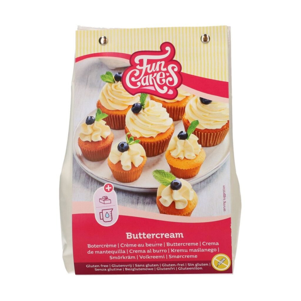 Funcakes - Mix voor Botercreme - Glutenvrij |deheerlijketaart.nl |hippetaarten.nl