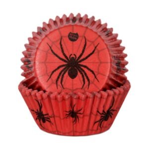 HoM - Spider Backing cups 48 stk | deheerlijketaart.nl | hippetaarten.nl