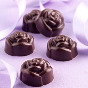 Silikomart - Silicone mal 3D Chocolade Roos | deheerlijketaart.nl | hippetaarten.nl