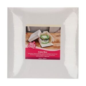 FunCakes - Cake Box White 40x30x20cm | deheerlijketaart.nl | hippetaarten.nl