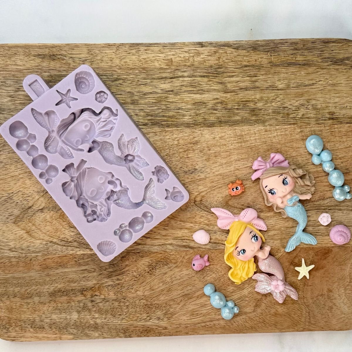 Karen Davies - Silicone Mould Mermaid | deheerlijketaart.nl | hippetaarten.nl