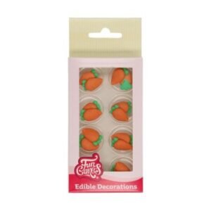 Funcakes - Suikerdecoraties - Wortelen set/16 | deheerlijketaart.nl | hippetaarten.nl