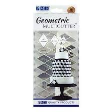 PME Geometric Diamond Multi Cutter Set/3 | deheerlijketaart.nl | hippetaarten.nl