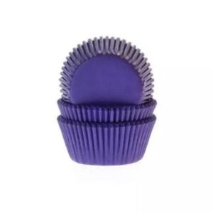 HoM - Backing cups - Paars – 48 stuks | deheerlijketaart.nl | hippetaarten.nl
