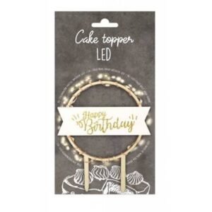 Taarttopper met licht